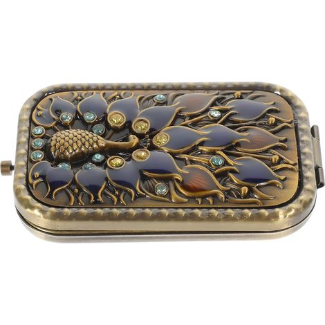Miroir de Poche Portable Miroir de Maquillage de Voyage pour Femme Compact