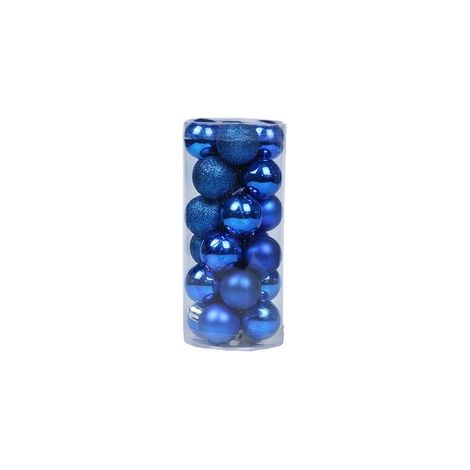 Boule De Noel - 24 Pièces - Diamètre 3 Cm - Incassable - Pour Arbre De Noël Mariage Fête Décoration Intérieure - Lot Complet (1/5)