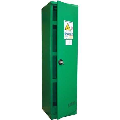 PROVOST - Armoire phytosanitaire en acier vert RAL 6032 - Stockage sécurisé pour produits chimiques (H 195 cm x L 500 cm)