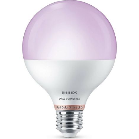PHILIPS WIZ Lampadina WiFi Globe E27 11W Full Colors 1055lm (1/5)