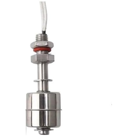 Régulateur de niveau de liquide à détecteur de flux d’eau en acier inoxydable, capteur de niveau de liquide à commutation verticale… (60mm) (1/2)