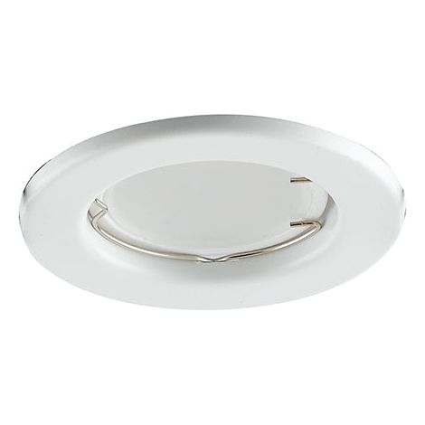 Kit 3 incassi MATRIX in metallo bianco opaco con lampadine LED GU incluse 6W 3000K (luce calda) 8x8,5 cm..