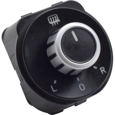 6RD959565B Bouton de réglage de l'interrupteur de rétroviseur Pour VW Polo 6R 2011-2016 (Noir) (1/5)