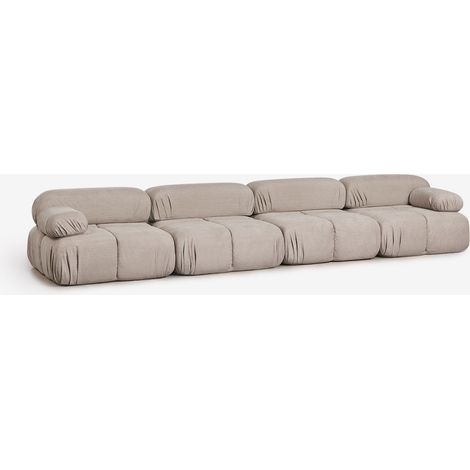SKLUM Vakuumverpacktes 4-teiliges modulares Bouclé-Sofa Kendall                                   