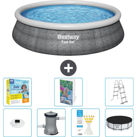 Bestway Piscina Bestway Fast Set Rotonda - 457x107 cm - 8-pezzi  S352 (1/5)
