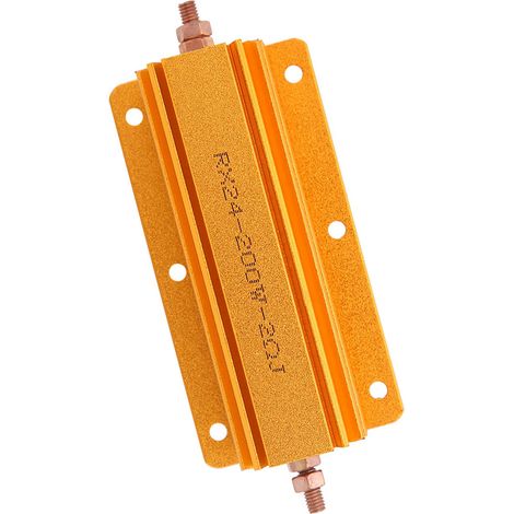 Résistance haute performance professionnelle RX24 200 W 2 Ω en boîtier aluminium, alimentation industrielle (1/5)