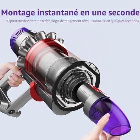 Adaptateur Sous Vide Pour Aspirateur Dyson V15 V12 V11 V10 V8 V7,Accessoire De Sac Sous Vide Pour Aspirateur Dyson,Idéal Pour L'Em (1/4)