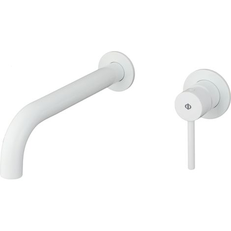 Gifro Empotrado de Lavabo Modelo SIRIOEMPOTR-L Fabricado en Latón Monomando Acabado en Blanco (1/2)