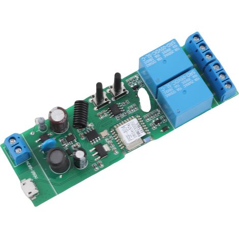 2-Kanal-WLAN-Modul – Steuerung per App und Alexa – Kompatibel mit Haushaltsgeräten (AC 85–250 V)