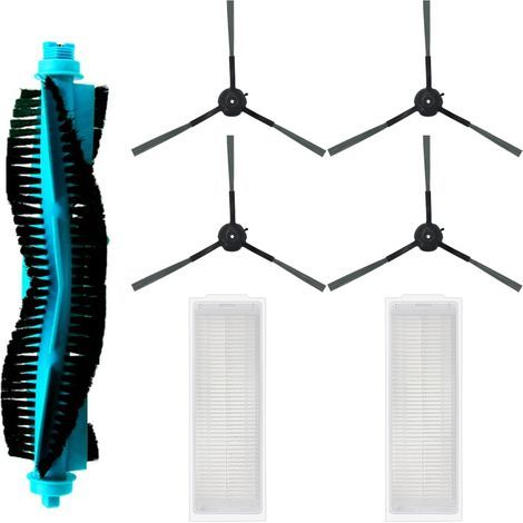 Accesorios para aspiradoras: filtros HEPA y cepillos laterales para la aspiradora robot Conga 11090.