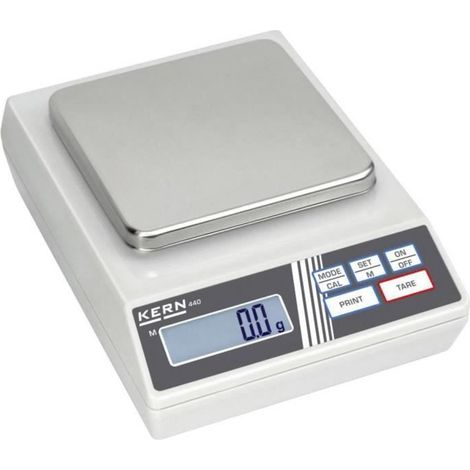 Báscula de cocina Kern 440-47n capacidad 2000 g acero inoxidable