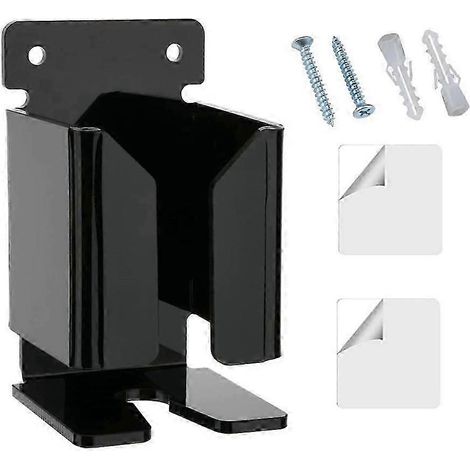 Support mural électrique pour rasoir en acrylique, organisateur de rasoir pour homme, rangement pour salle de bain et douche (1/5)