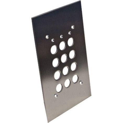 Plaque d’encastrement PEAB202 - Pour clavier à code - Plastron