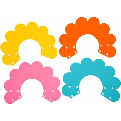 Ensemble de Colliers Coniques pour Chat, Joli Collier de récupération réglable en Feutre en Forme de Fleur (1/5)