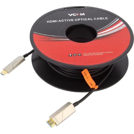 Cable HDCP 2.2 HDMI 2.0 male des deux cotes 20m noir