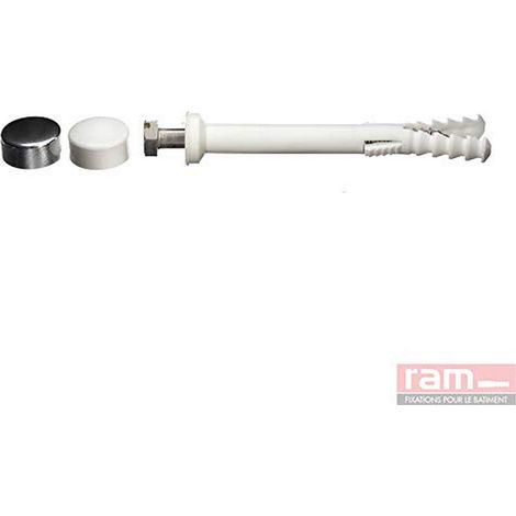 Fixation Bidet avec Vis Tête hexagonale Fendue, 6mm x 80mm