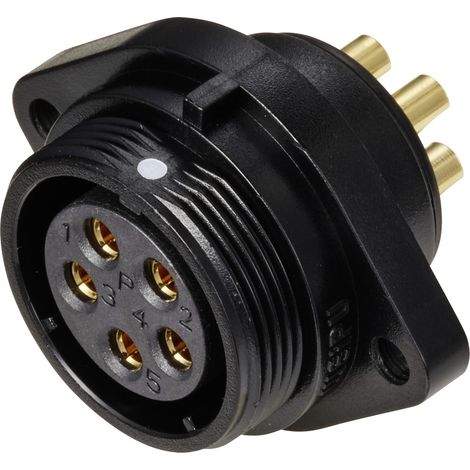 Weipu SP2113/S 5-poliger IP68 Frontanschluss (1/4)