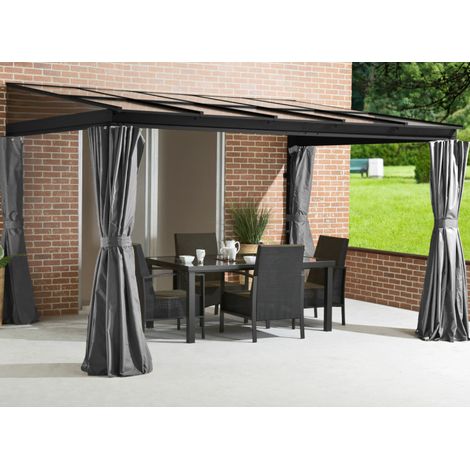 Sojag Abri de terrasse en aluminium St. Barth 812 Anthracite 248x364x240 cm (1/5)