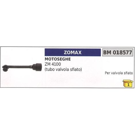 Tubo valvola sfiato ZOMAX motosega ZM 4100 018577