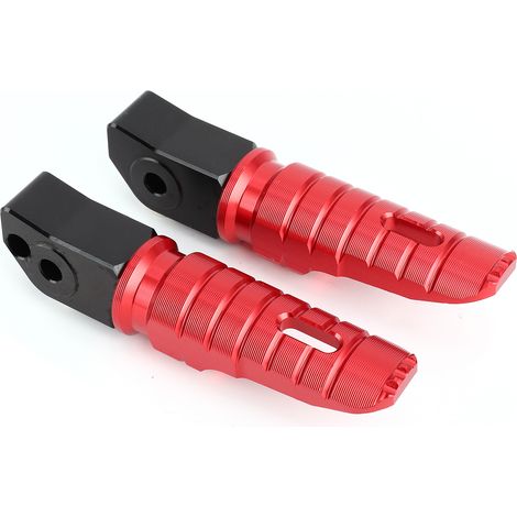 Accessoires de repose-pieds en alliage d'aluminium pour modification de moto, base de repose-pieds élargie adaptée aux Honda CB125R/250R/300R NC750X CB500F rouge. (1/5)