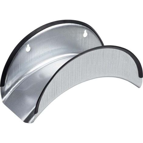Support de Tuyau, en Acier galvanisé, avec Protection des Bords, Convient pour Tuyau de 25 m (1/2"), Support Mural, possibilité de Suspension pour Tuyau d'arrosage, Support de Tuyau, 9926050 (1/4)