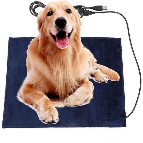 Tapis chauffant d'intérieur pour chat et chien, couverture chauffante électrique à 3 températures réglables (1/4)