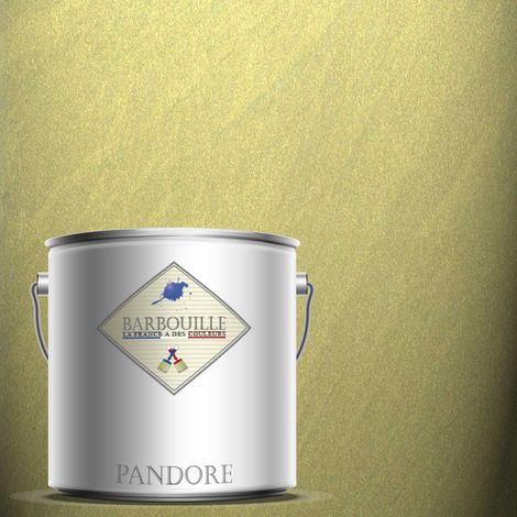 Pandore 2.5L  Peinture effet Métallisée Couleur Or Jaune C Pas Nous avec spatule (1/4)