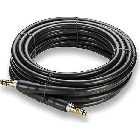 30m Tuyau pour Nettoyeur Haute Pression Karcher K2 K3 K4 K5 K6 K7-30m - Flexible Quick Connect avec Embouts en Laiton (1/5)