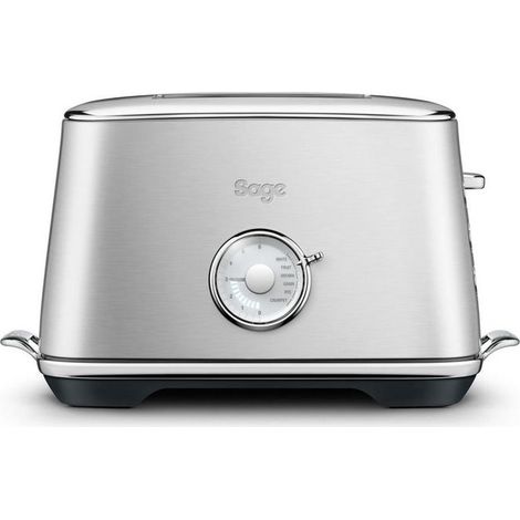 Sage STA735BSS4EEU1 The Toast Select Luxe Tostapane a 2 Fette 6 Livelli di Doratura Funzioni Lift and Look e A Bit More Acciaio Inox Spazzolato colore Acciaio Inox