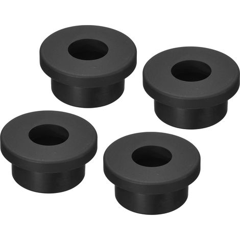 Lot de 4 œillets en caoutchouc de 21 mm de diamètre - Rond en forme de T - Joint de protection flexible pour tuyau de câble pour organiser et protéger les cordons (1/5)