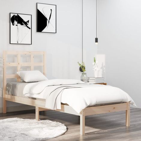 Massivholzbett 90x190 cm vidaXL (1/5)
