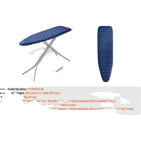 Table à repasser, design pliable, fonction de hauteur réglable (1/2)
