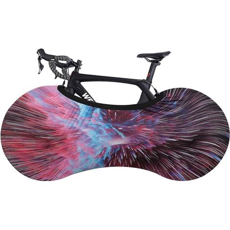 Fahrradabdeckung, staubdichte Aufbewahrungstasche für Fahrräder, waschbar, kratzfest, elastische Abdeckung für Mountainbike- und Rennradreifen, schützt die Reifen - Mehrfarbig A