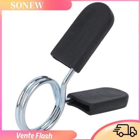 Sonew Serrure à ressort d'haltère 4Pcs Pince à Verrouillage d'Haltérophilie Clip sport agres (4 pièces) diamètre intérieur 28 mm (1/5)