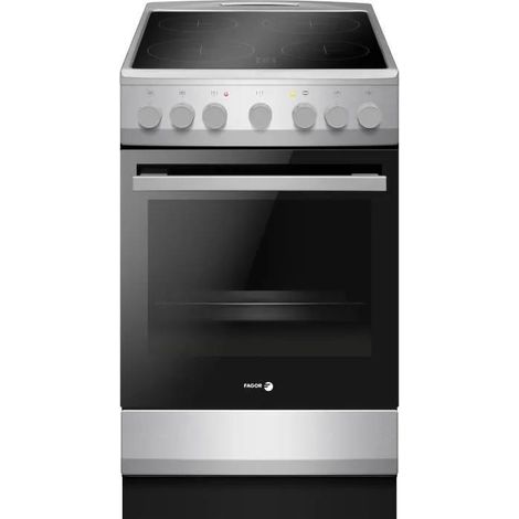 Fagor FACV203S Elektroherd Silber 4 Kochzonen 62L