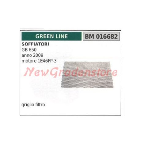 Griglia filtro aria GREEN LINE soffiatore GB 650 anno 2009 016682