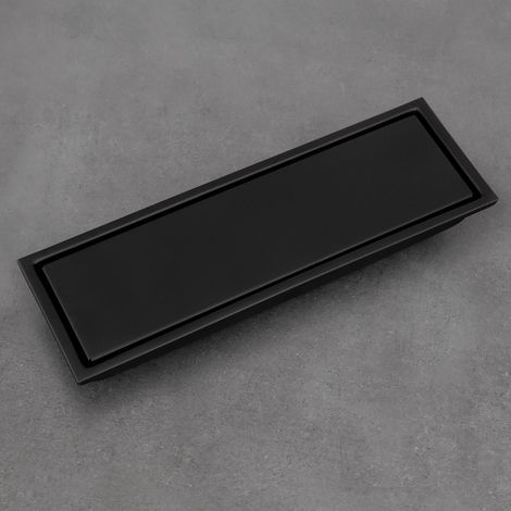 Lineare Entwässerung 110x300 mm schwarz FOX