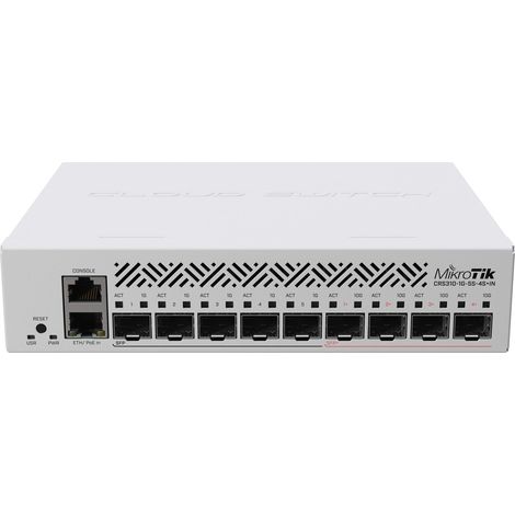 Commutateur Mikrotik CRS310-1G-5S-4S+IN 10p géré Gigabit/10G (1/5)