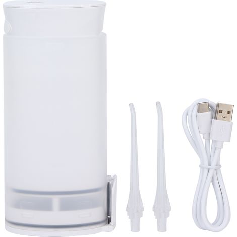 Nettoyeur dentaire portable à jet d'eau pour soins bucco-dentaires, irrigateur oral sans fil pour dents et gencives (1/5)