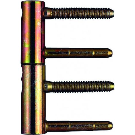 Fiche réglable en 3 dimensions EXACTA pour menuiserie bois acier zingué diamètre diamètre 20 mm mâle - OTLAV