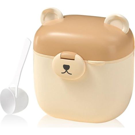 Récipient pour lait en poudre pour bébé, distributeur de lait en poudre portable, distributeur de lait en poudre avec dosette (1/5)