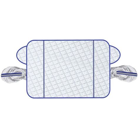 Pare-Brise Couverture de Voiture Imperméable Repliable avec Magnétiques Protection pour Pare-Soleil Anti Givre Pare-Brise Avant pour Voiture Anti UV Pluie et Neige 145105cm (1/4)