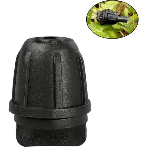 Raccord d'irrigation goutte à goutte de 1/4 pouce avec embout cannelé verrouillable, adapté aux tuyaux de 1/4 pouce (20 pièces/paquet) (1/5)