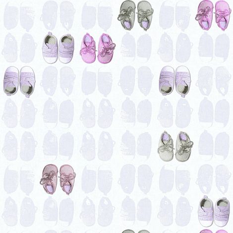 BRICOFLOR Papier peint motif Tapisserie motif Papier peint enfant Papier peint intissé Rose Blanc - 10,05 x 0,53 m (1/5)