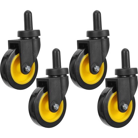 de 4 roues de nettoyage pour voitures meubles et chariots (1/5)