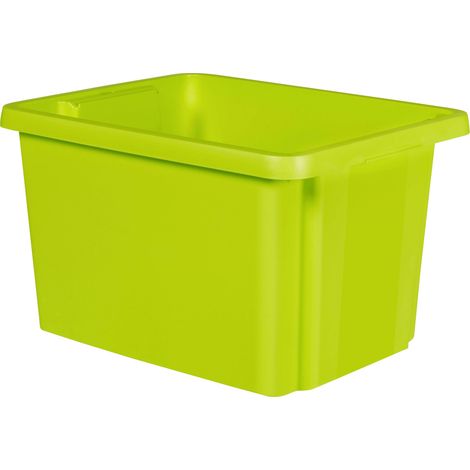 Curver 225499 Bac gerbable emboîtable ESSENTIALS Drehstapelbox 26L, grün empilable vert 1 pc(s)