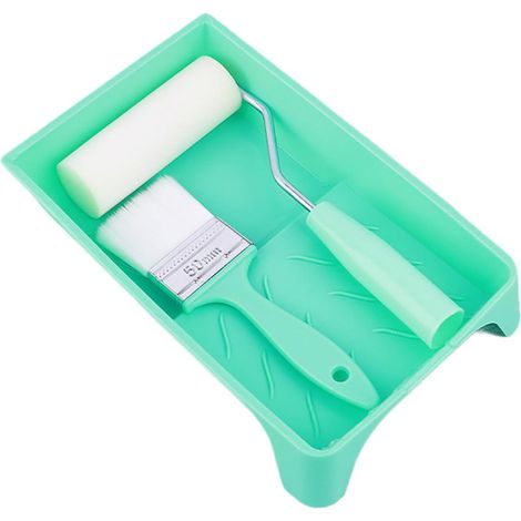 Kit de rodillo de pintura profesional de mango corto para proyectos domésticos, reformas del hogar y herramientas de renovación para puertas y patios. (1/5)
