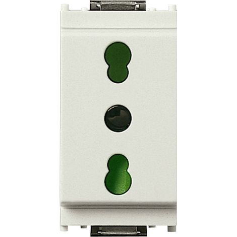 Steckdose 2P+E 16A P17/11 Weiß VIMAR 16203.B