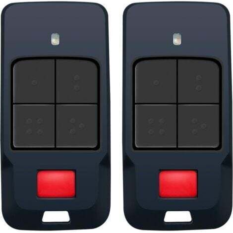 2 émetteurs de garage compatibles avec BFT MITTO COOL C4 433MHz, codage Rolling Code, MITTO COOL C2, MITTO COOL C4, Télécommandement universel pour porte de garage (1/4)