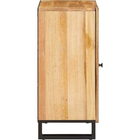 Sideboard/Anrichte/Buffet mit Speicher Braun 40 x 33 x 75 cm Massivholz Mango LXWW184115 (1/5)